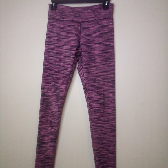 Jockey Leggings Women S Active Athletic Pattern Black Pink - Picture 12 of 14